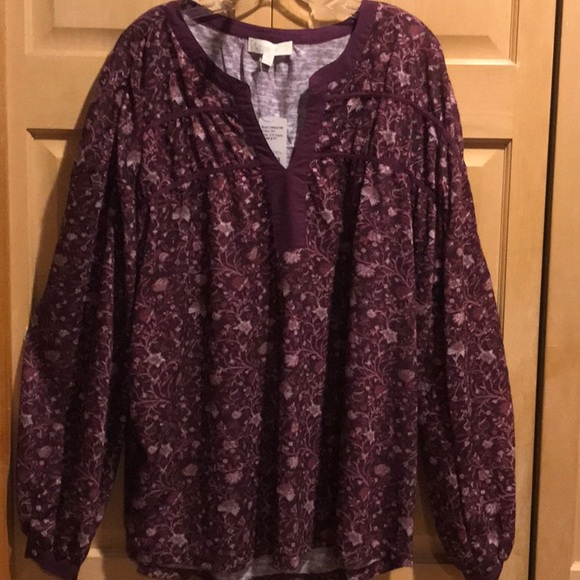 Blouse Bohème Suzanne Betro Taille 3X – Manches Papillon, Broderie Floral